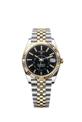 Two-Tone Black & Gold Sky-Dweller