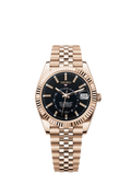 Rose-Gold Black Dial Sky-Dweller