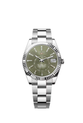 Silver Olive Dial Sky-Dweller