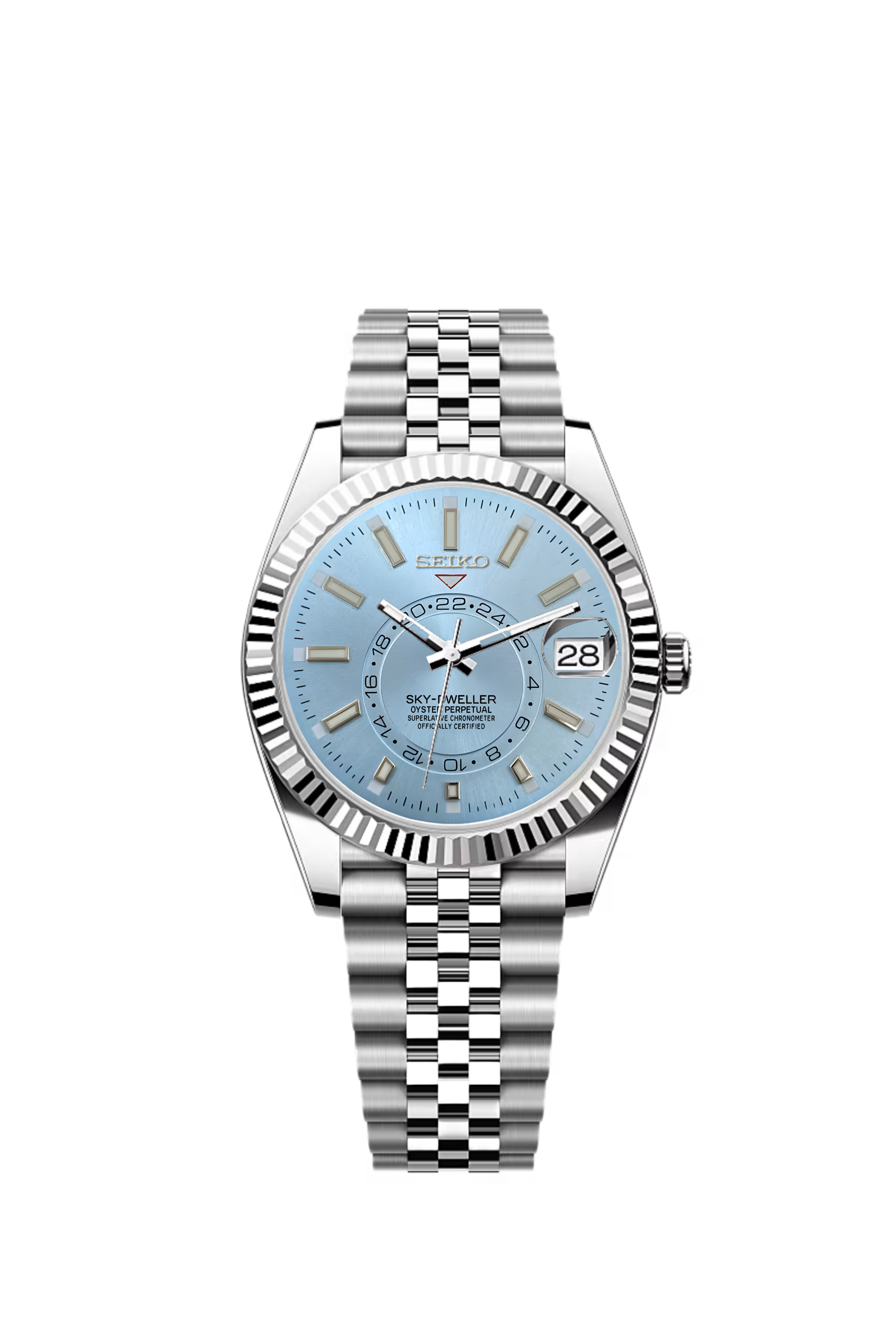 Silver Tiffany Dial Sky-Dweller