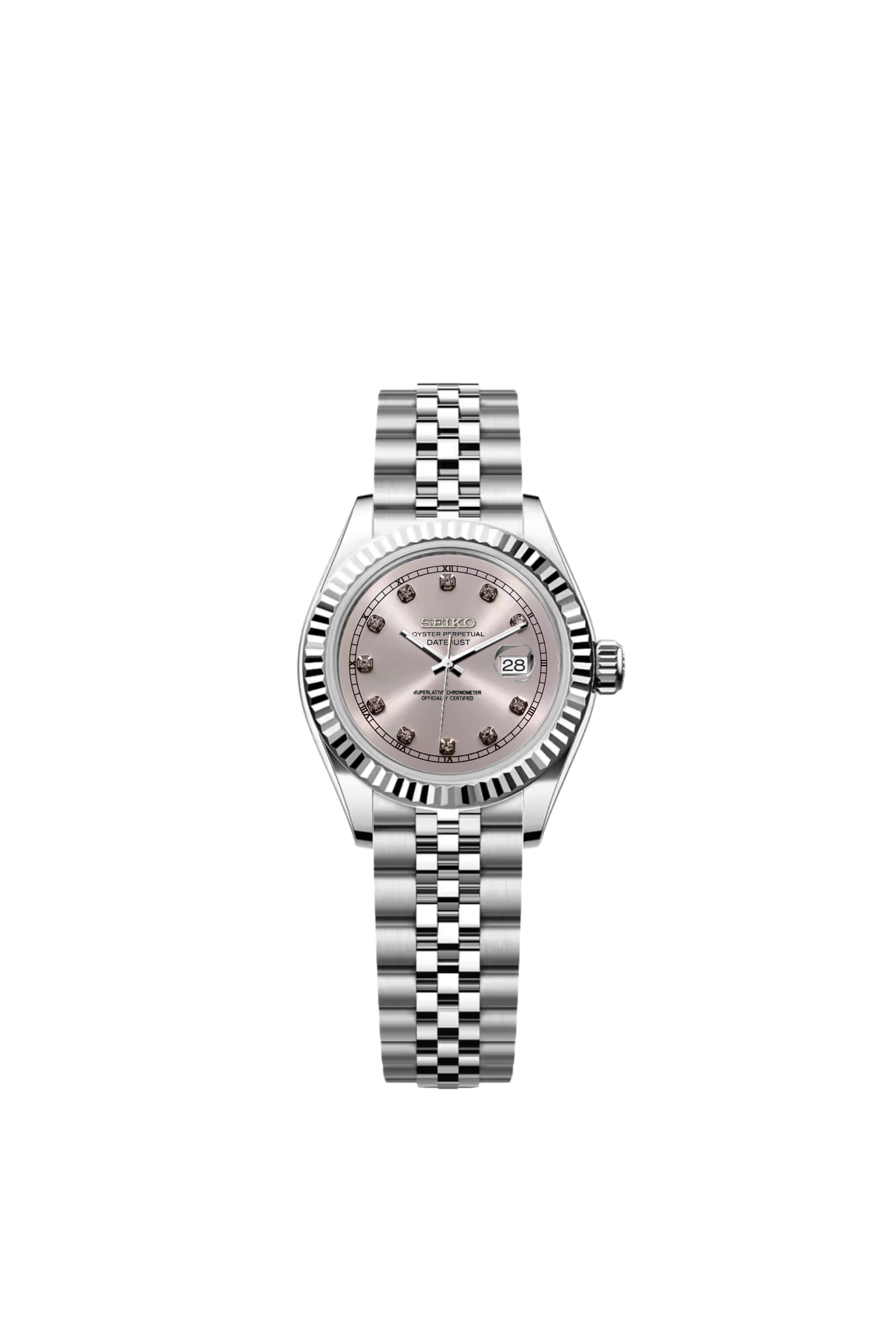 Ladies Date-Just | White Gem