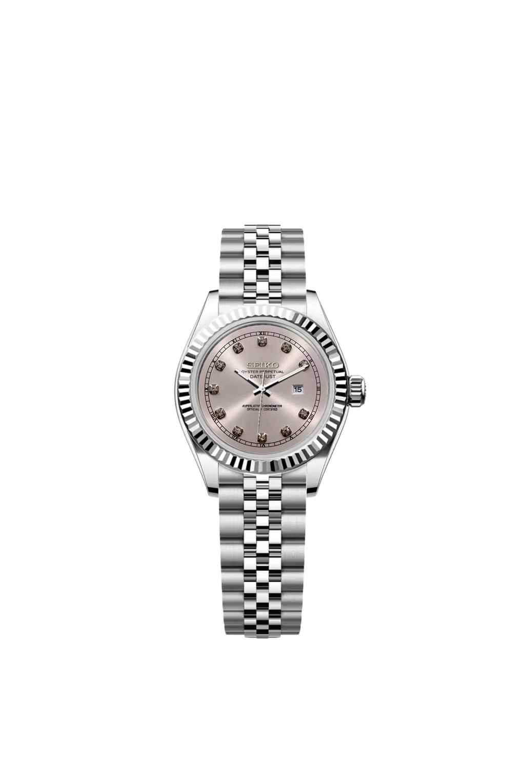 Ladies Date-Just | White Gem