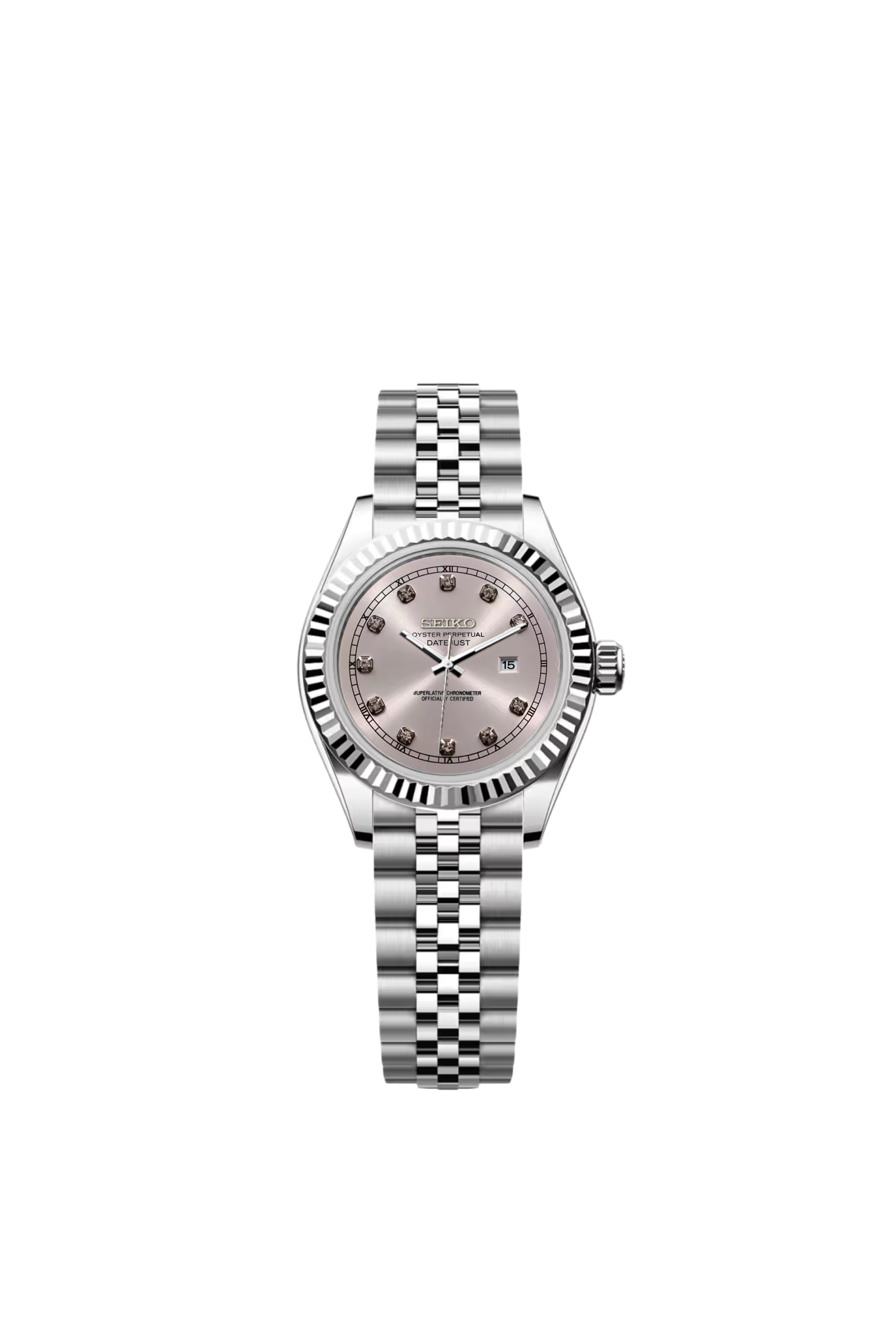 Ladies Date-Just | White Gem
