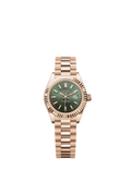Ladies Date-Just | Olive Full Rose Gold