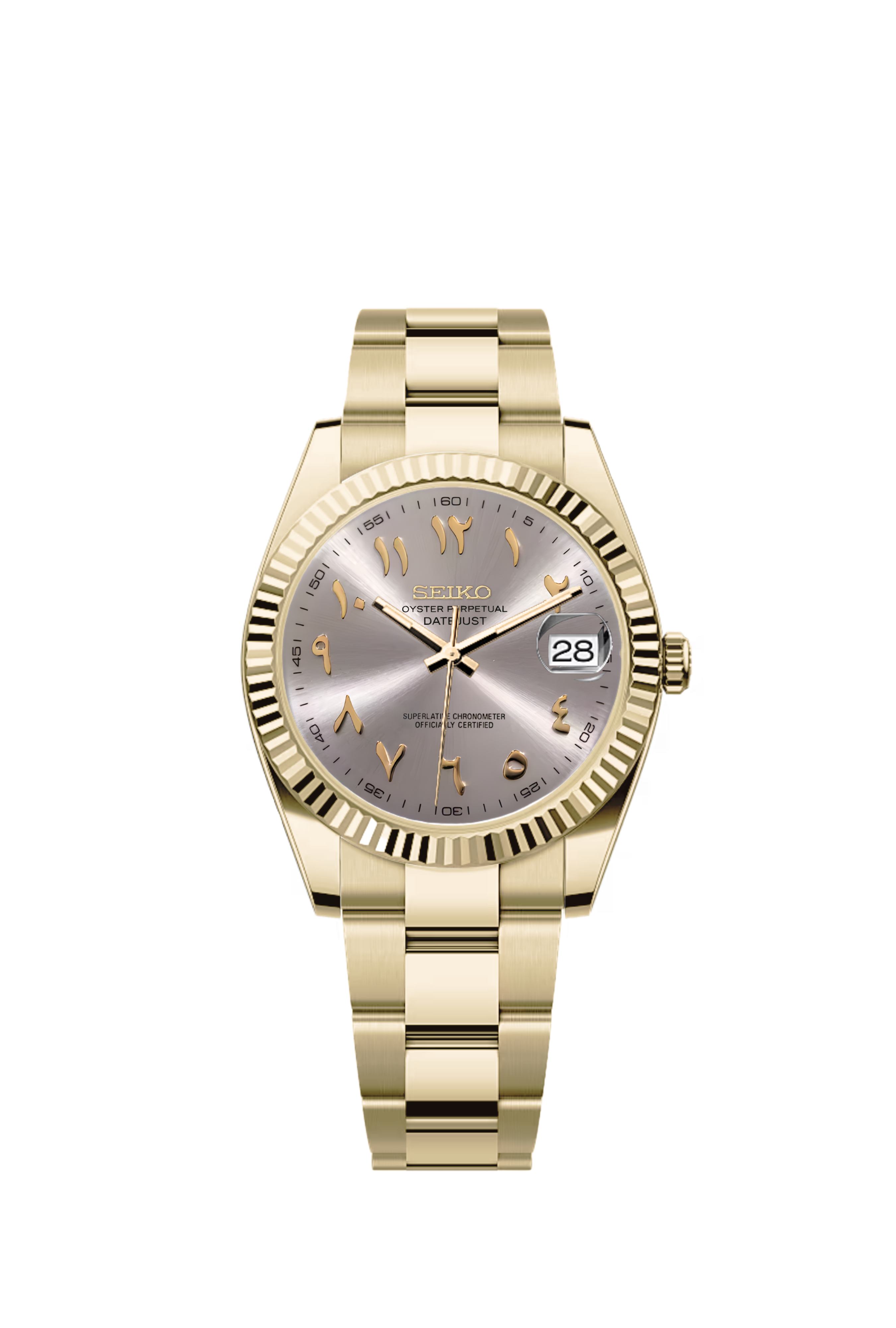 Gold Arabic Dial Datejust