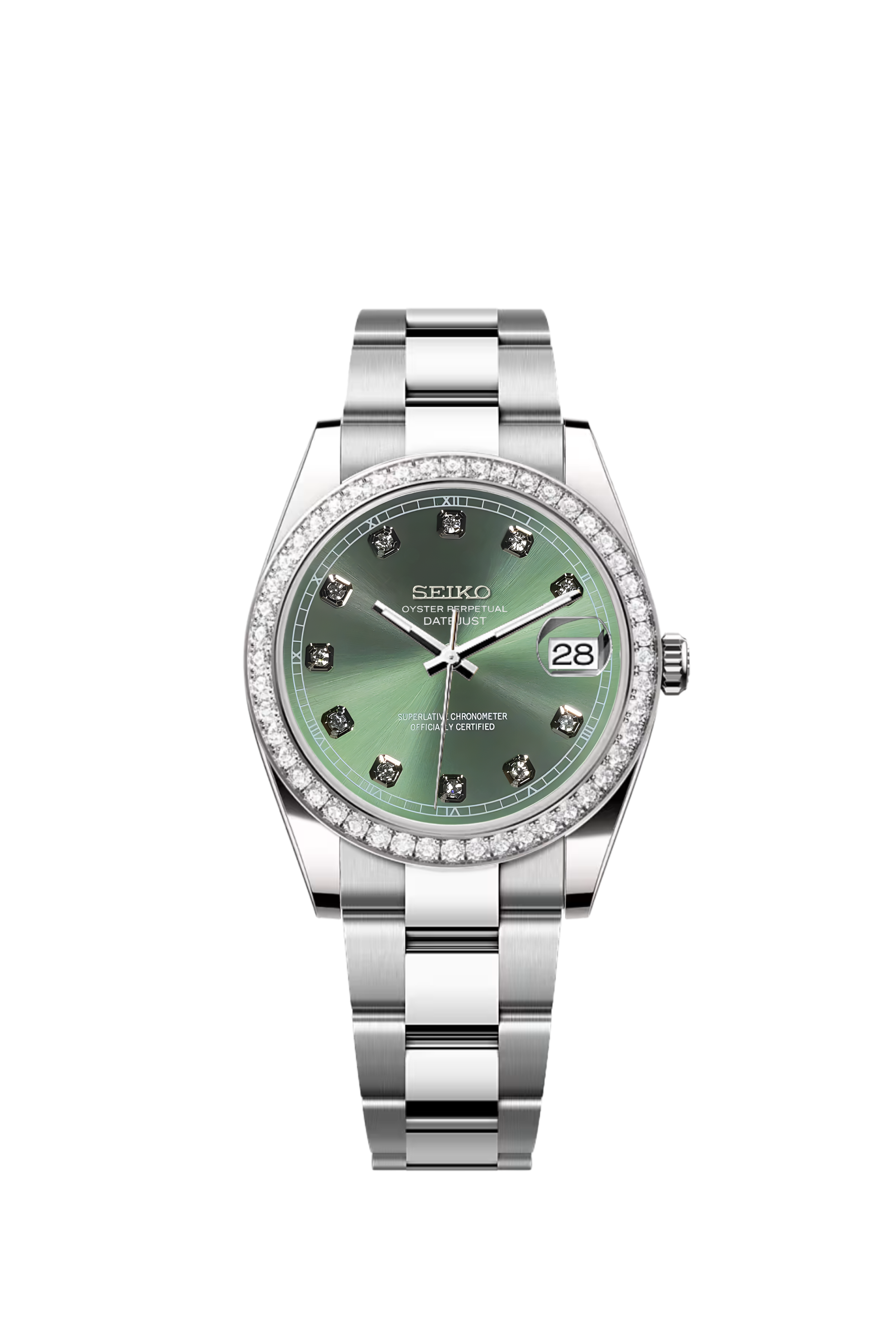 Olive Green Gem Dial Datejust