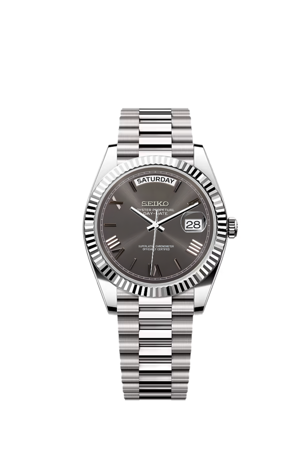 Day-Date | Grey Roman Numeral