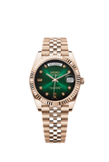 Rose-Gold Green Dial Day-Date