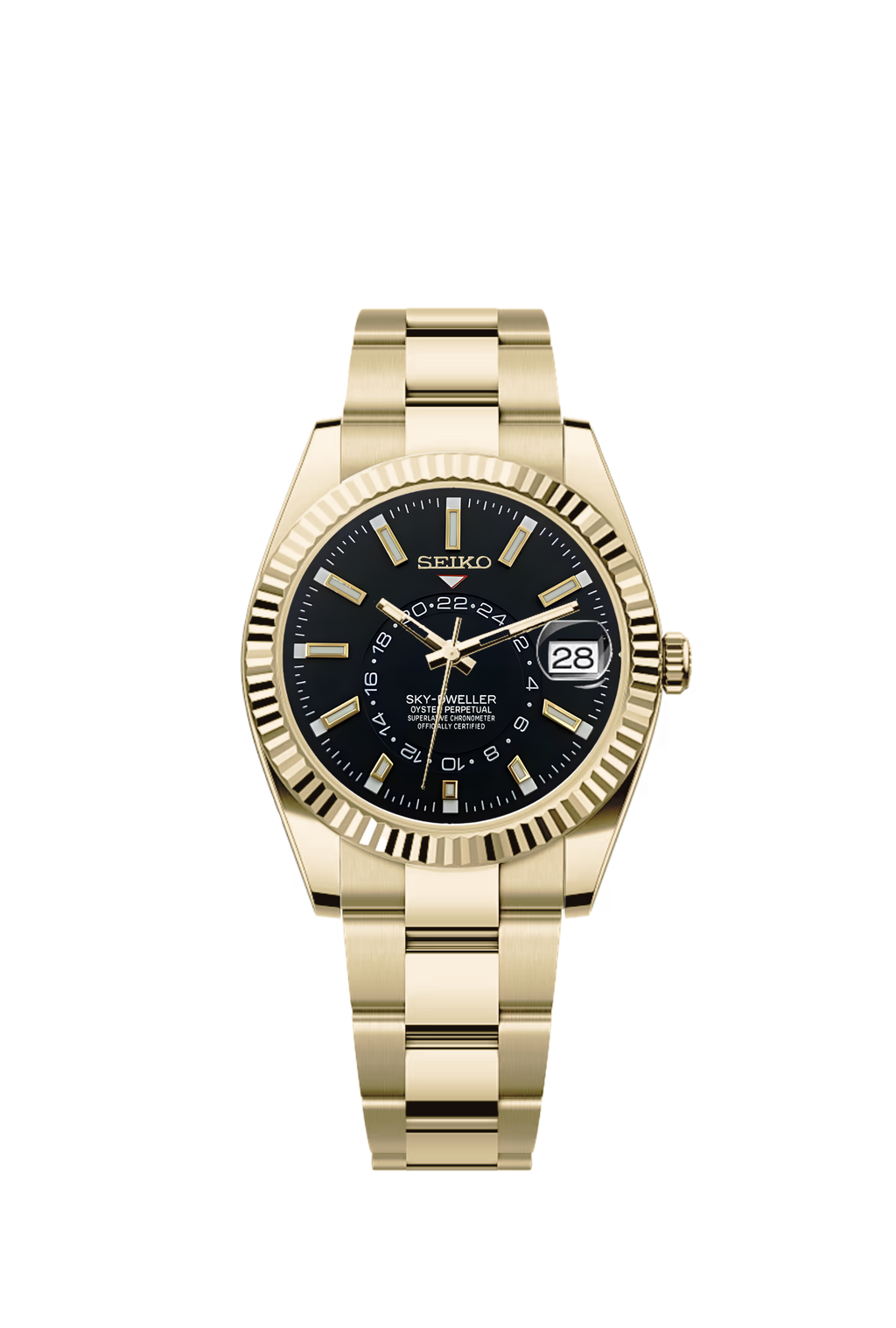 Sky-Dweller | Black and Gold