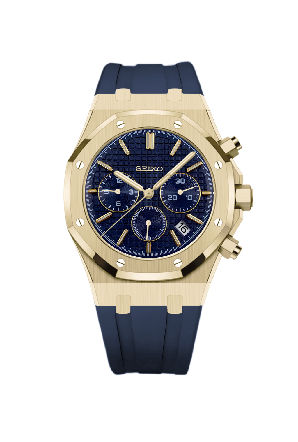 Royal Oak | Navy and Gold Rubber