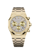 Gold & White Royal Oak Chronograph