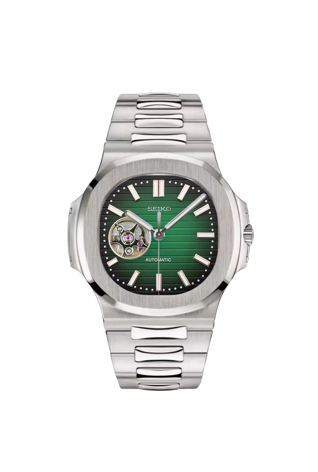Nautilus | Green Ombre Open Heart