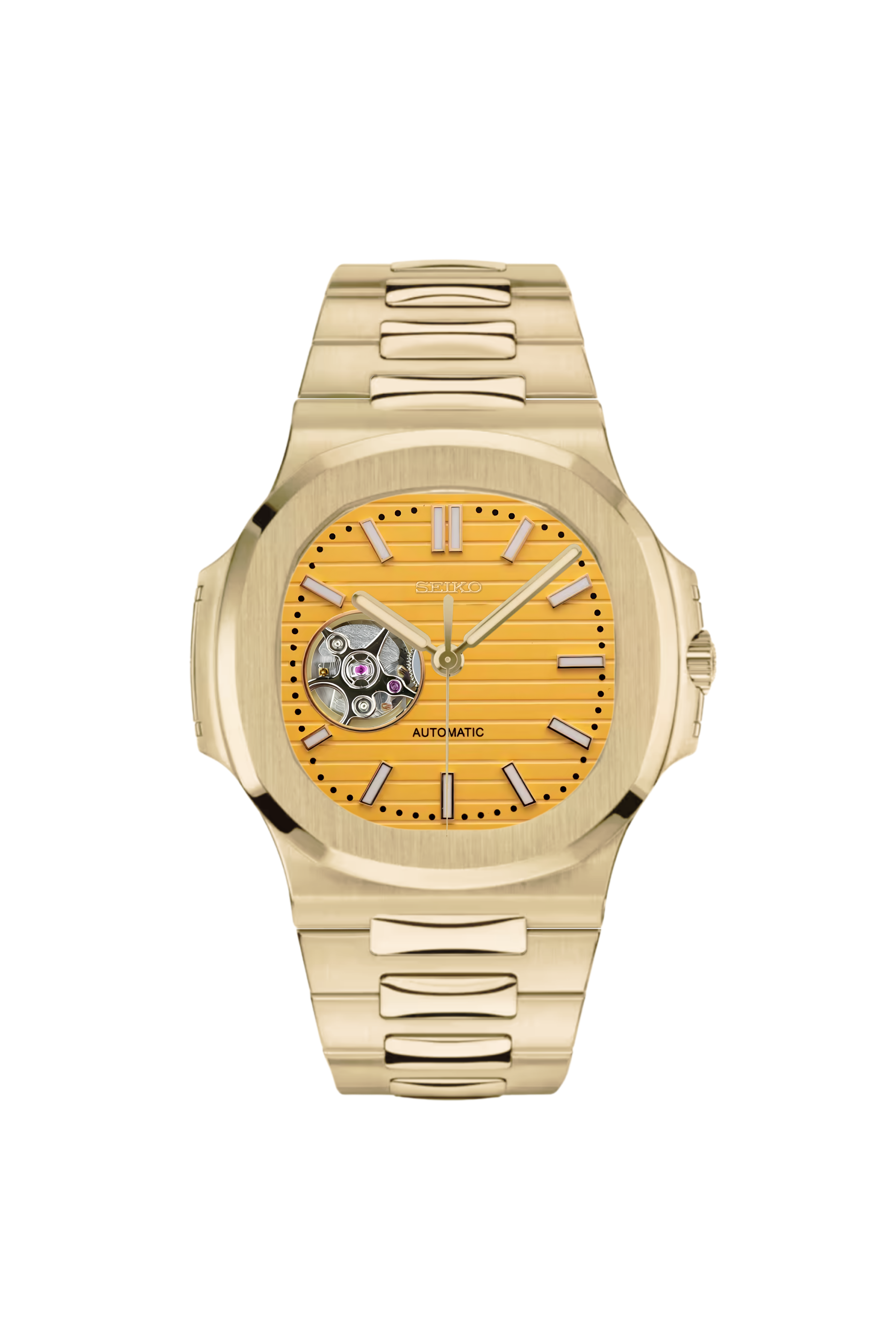 Gold Yellow Open-Heart Nautilus