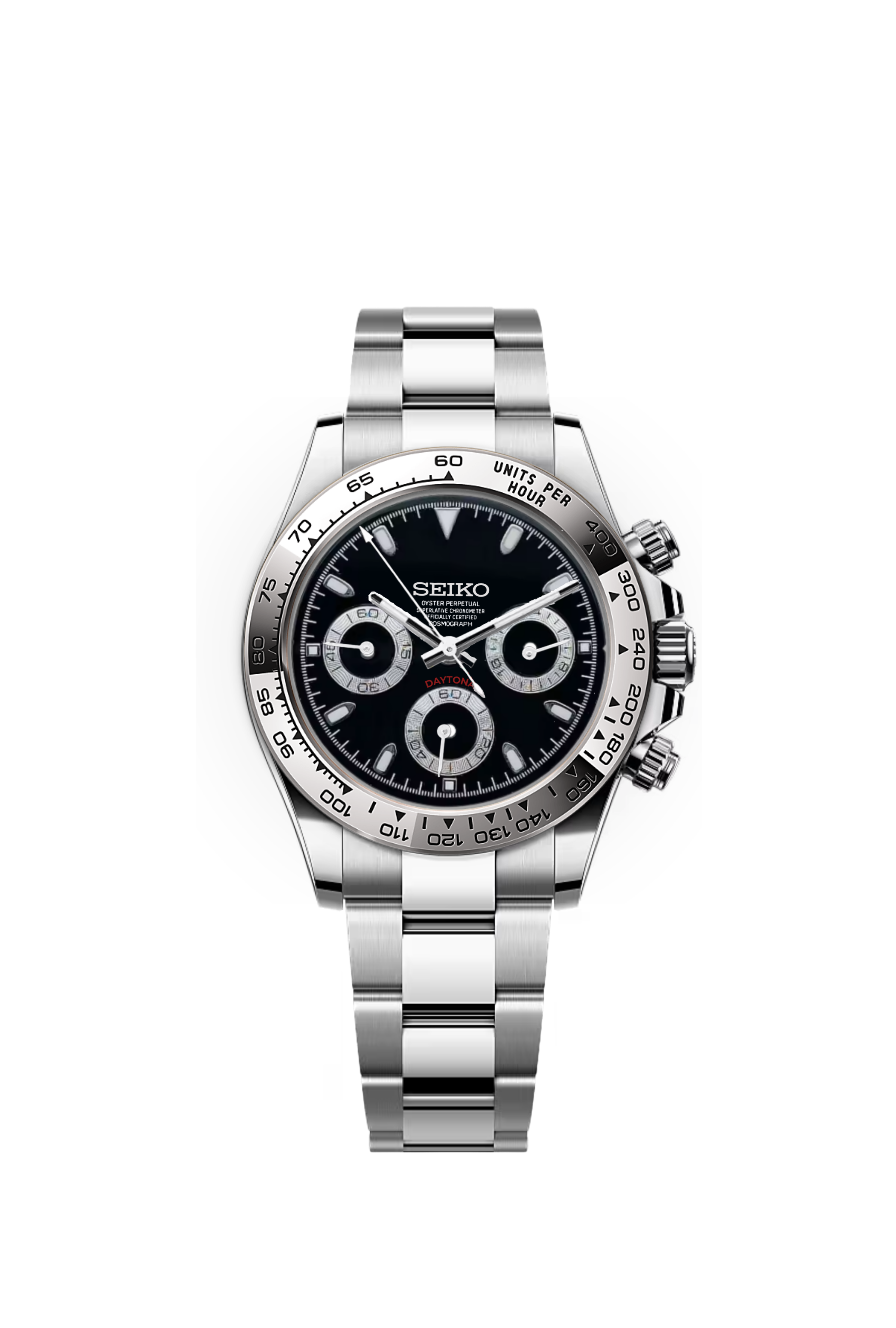 Black & Silver Daytona Chronograph