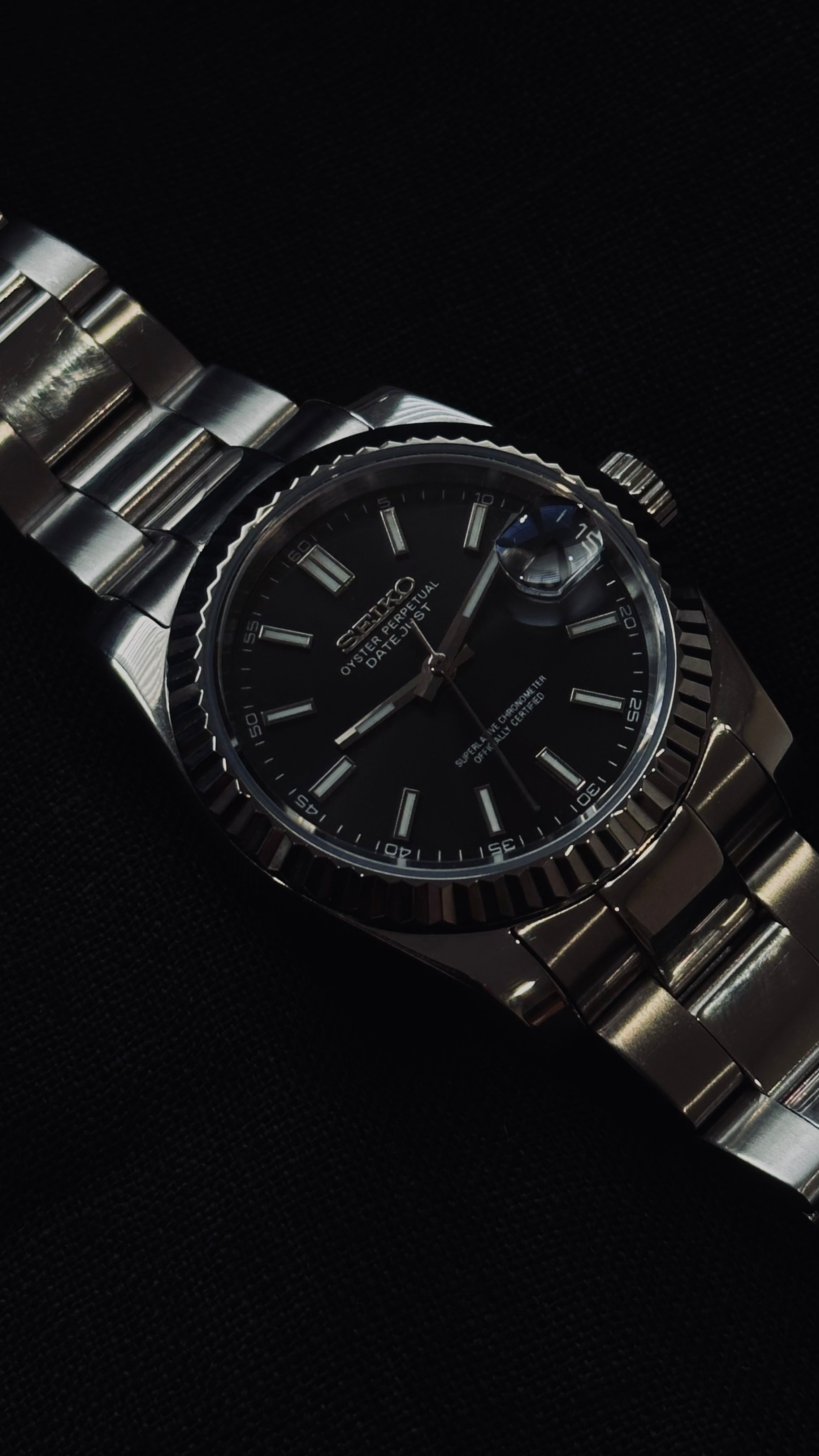 DateJust | Black Log Dial