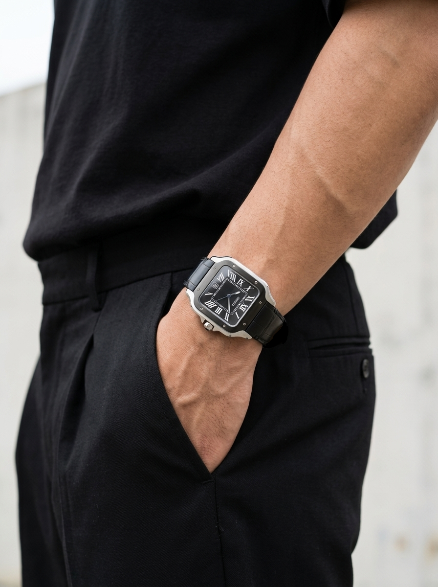 Santos | Black Leather