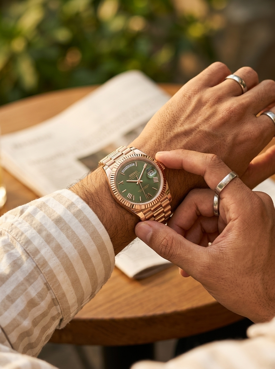 Day-Date | Olive Rose Gold