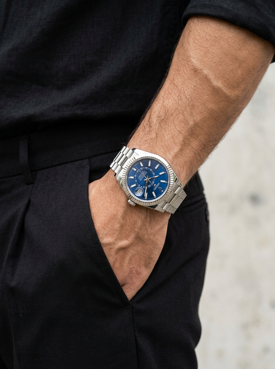 Sky-Dweller | Blue Presidential