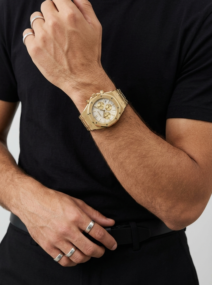 Royal Oak | White and Gold