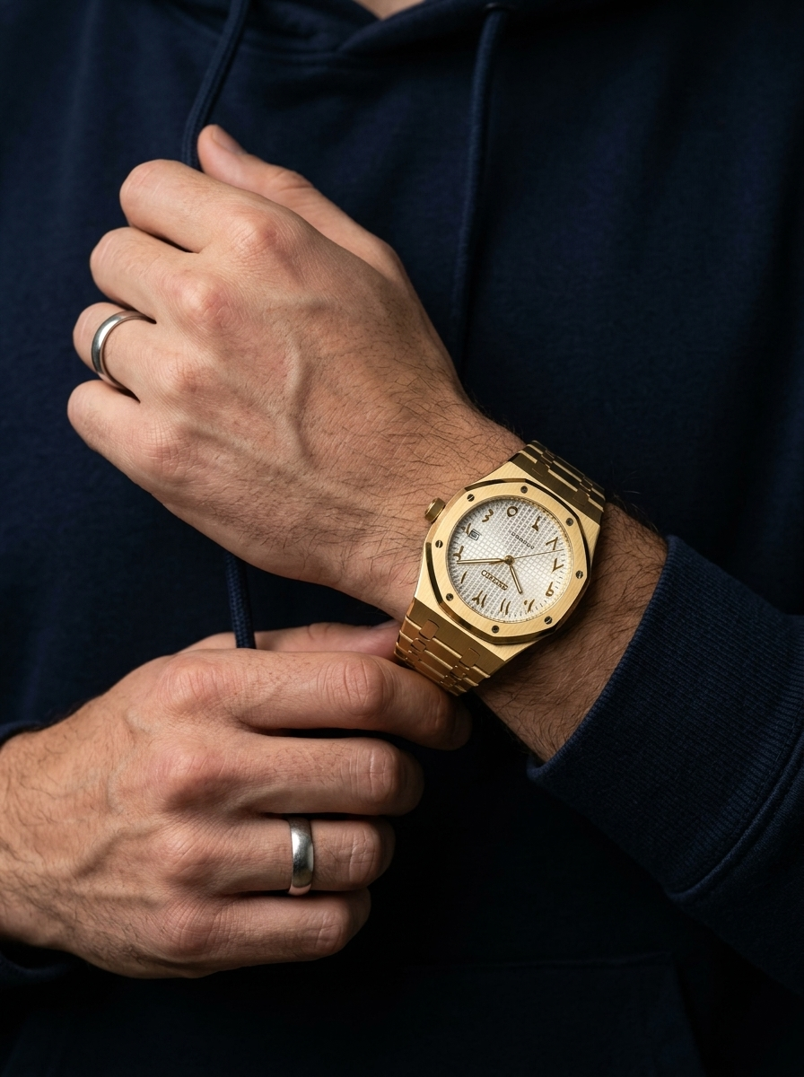 Royal Oak | White Arabic Gold