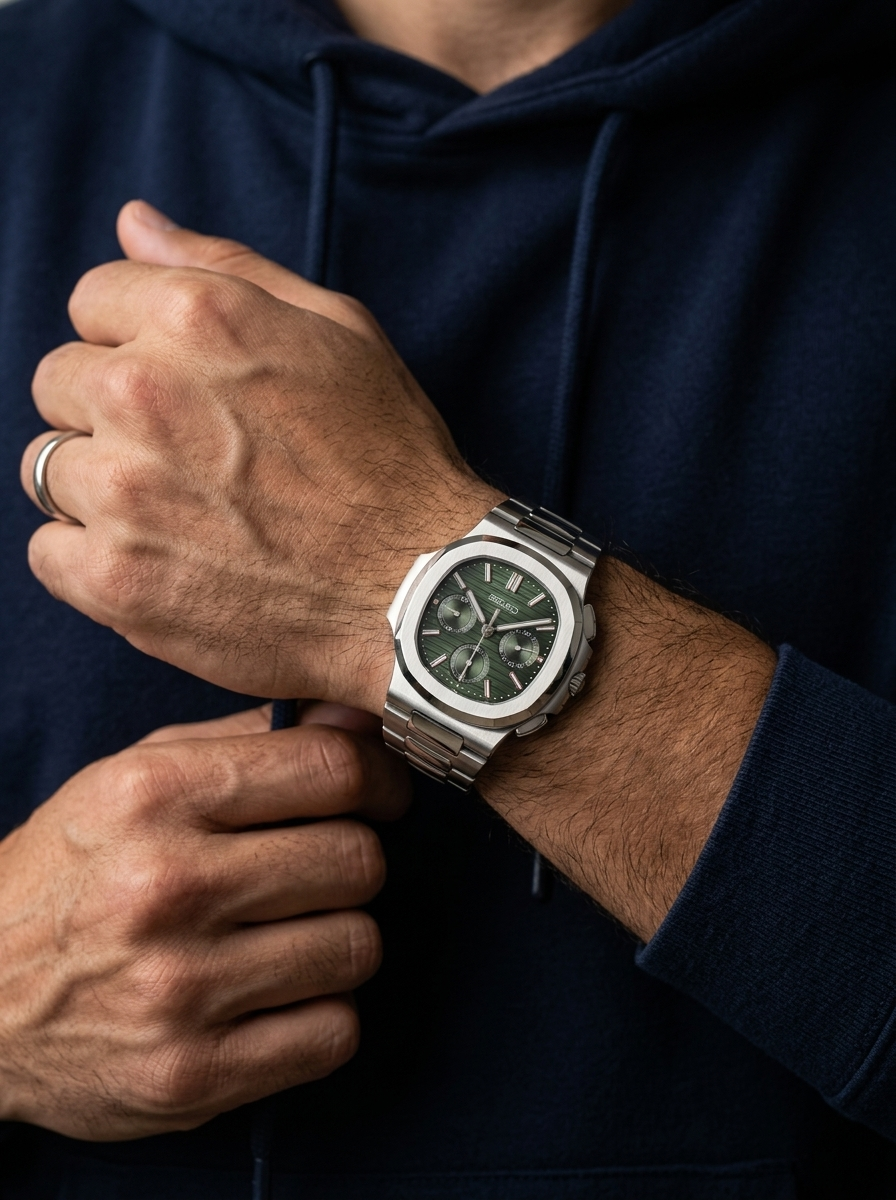 Nautilus | Green Chronograph