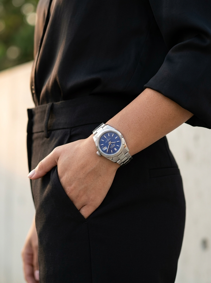 Ladies Date-Just | Blue