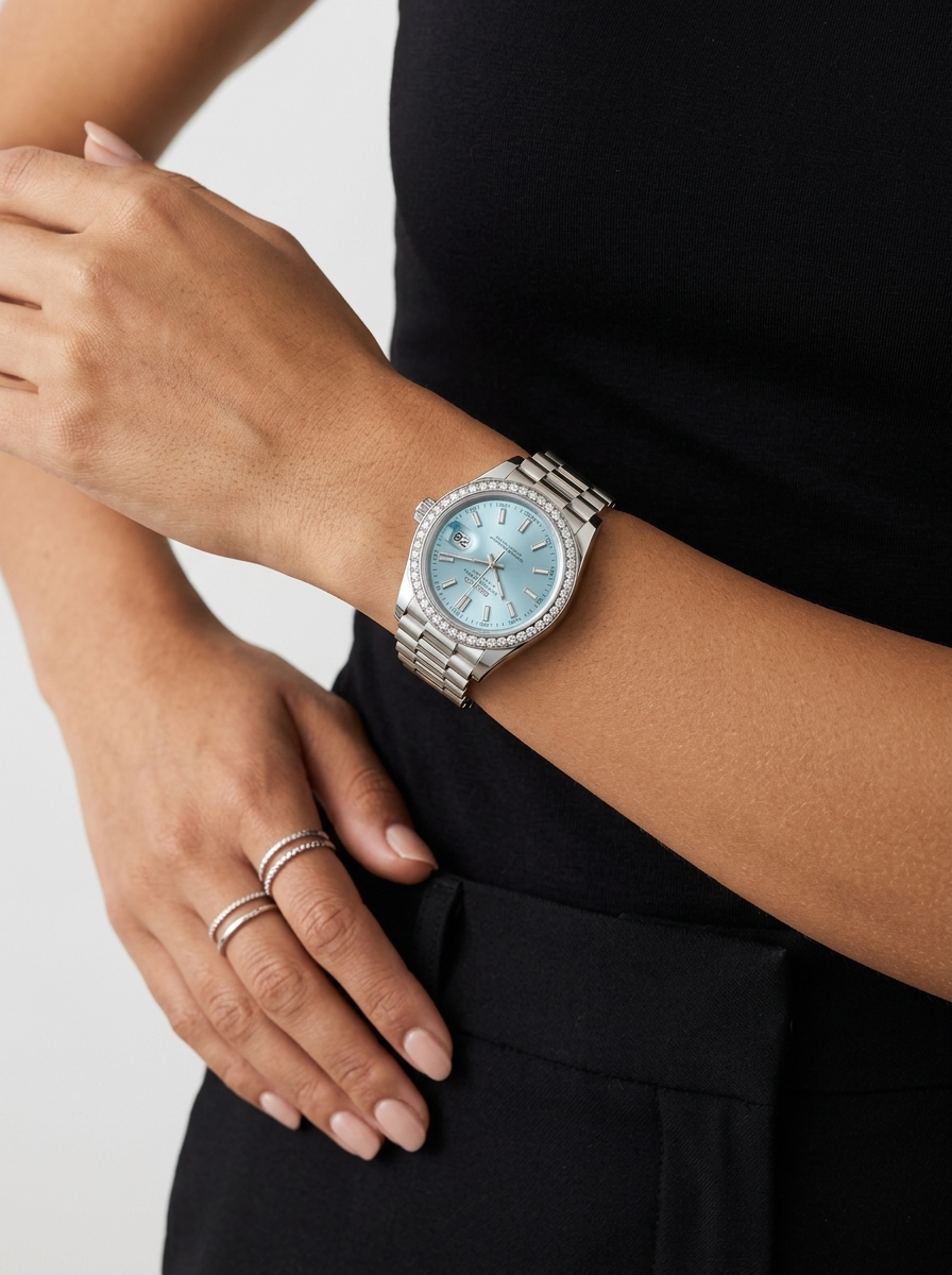 Ladies Date-Just | Tiffany Gem Bezel